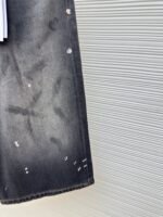 Acne Studios ink splattered denim cropped pants - Image 5