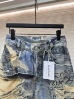 Acne Studios 3D ripped and frosted jeans - Image 3