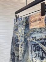 Acne Studios 3D ripped and frosted jeans - Image 9