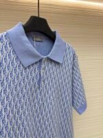 Dior Jacquard Woolen Polo Shirt - Image 8