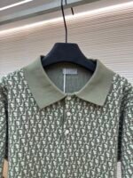 Dior Jacquard Woolen Polo Shirt - Image 3