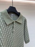 Dior Jacquard Woolen Polo Shirt - Image 8