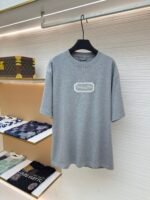 DIOR Water soluble Embroidered Logo Short Sleeve