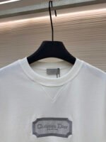 DIOR water-soluble embroidered logo short sleeves - Image 3
