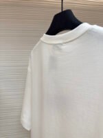 DIOR water-soluble embroidered logo short sleeves - Image 9