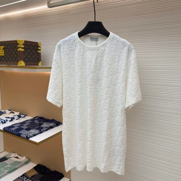 DIOR full printed towel cloth short sleeved shirt