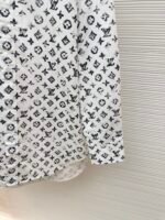 LOUIS VUITTON Black Full Print Shirt - Image 5