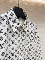 LOUIS VUITTON Black Full Print Shirt - Image 4