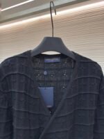 LOUIS VUITTON Twisted Flower Double breasted Knitted Cardigan - Image 9