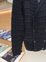 LOUIS VUITTON Twisted Flower Double breasted Knitted Cardigan - Image 6