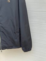 FENDI Black High Tech Cloth Decorative Jacket - Image 8