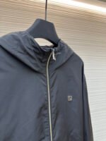 FENDI Black High Tech Cloth Decorative Jacket - Image 9