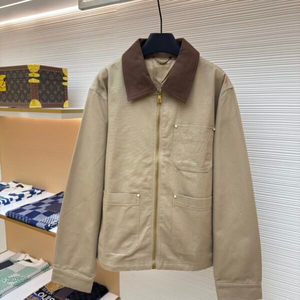 LOUIS VUITTON Bamboo Martini Denim Coat