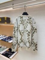 LOUIS VUITTON mosaic jacquard pullover sweater - Image 2