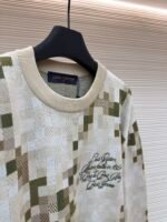 LOUIS VUITTON mosaic jacquard pullover sweater - Image 4