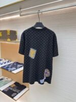 LOUIS VUITTON checkerboard knit short sleeved shirt - Image 2