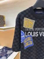 LOUIS VUITTON checkerboard knit short sleeved shirt - Image 8