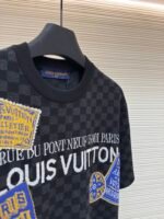 LOUIS VUITTON checkerboard knit short sleeved shirt - Image 4