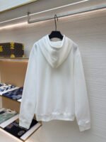 DIOR logo embroidered long sleeved hoodie - Image 2