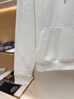 DIOR logo embroidered long sleeved hoodie - Image 6