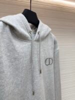 DIOR logo embroidered long sleeved hoodie - Image 9