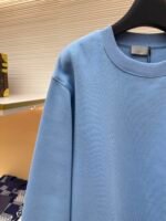 DIOR logo embroidered long sleeved hoodie - Image 4