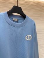 DIOR logo embroidered long sleeved hoodie - Image 8