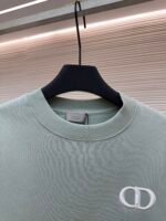 DIOR logo embroidered long sleeved hoodie - Image 3