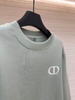 DIOR logo embroidered long sleeved hoodie - Image 7
