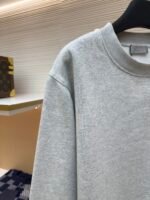 DIOR logo embroidered long sleeved hoodie - Image 4