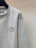 DIOR logo embroidered long sleeved hoodie - Image 5