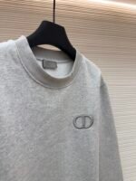 DIOR logo embroidered long sleeved hoodie - Image 8