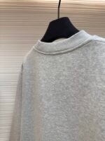 DIOR logo embroidered long sleeved hoodie - Image 9