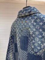 LOUIS VUITTON x Nigo Classic Checkerboard Denim Jacket - Image 9