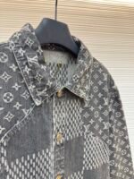 LOUIS VUITTON x Nigo Classic Checkerboard Denim Jacket - Image 8