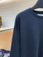 MIUMIU round neck navy blue long sleeved shirt - Image 8