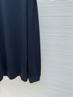 MIUMIU round neck navy blue long sleeved shirt - Image 5