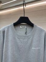 MIUMIU round neck gray sweater - Image 9