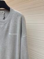 MIUMIU round neck gray sweater - Image 7