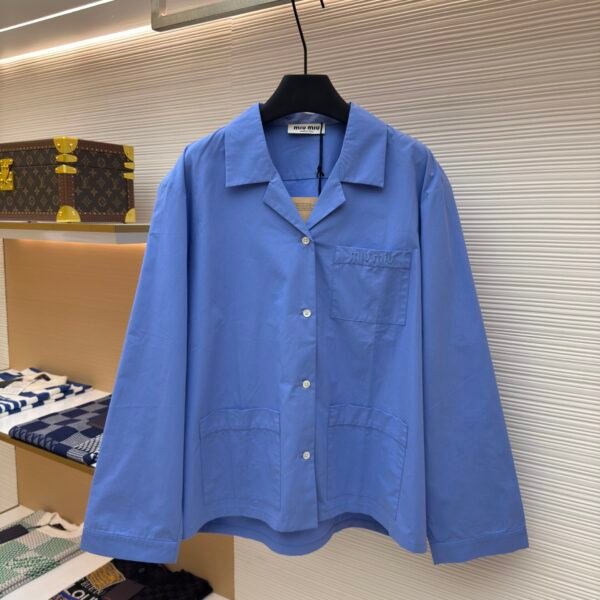 MIU MIU Poplin Texture Shirt