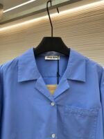 MIU MIU Poplin Texture Shirt - Image 3