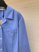 MIU MIU Poplin Texture Shirt - Image 5