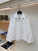 MIU MIU Poplin Texture Shirt