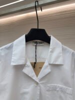 MIU MIU Poplin Texture Shirt - Image 3