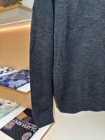 LOUIS VUITTON Inlaid Dark Pattern Zipper Woolen Sweater - Image 6
