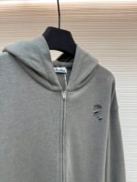 Acne Studios' distressed logo zipper jacket - Image 8