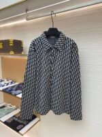 DIOR full printed letter woolen shirt