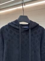 LOUIS VUITTON Jacquard Hooded Long Sleeve Hoodie - Image 3