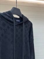 LOUIS VUITTON Jacquard Hooded Long Sleeve Hoodie - Image 8