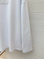 MIU MIU Embroidered Burnt Flower Logo Long Sleeve - Image 5